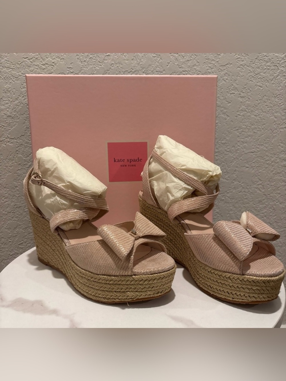 Kate Spade New York 
Thelma Espadrille Wedge Sandals Size 9.5 NWT